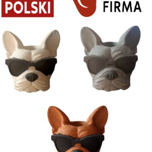Organizer stojak pojemnik na Długopisy Pies Buldog