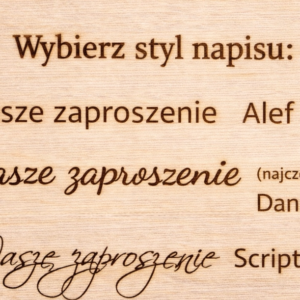 Zaproszenie ślubne z mapą GPS